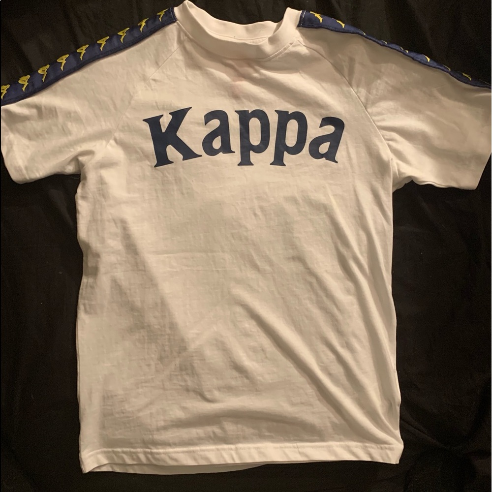 mens kappa white tshirt new